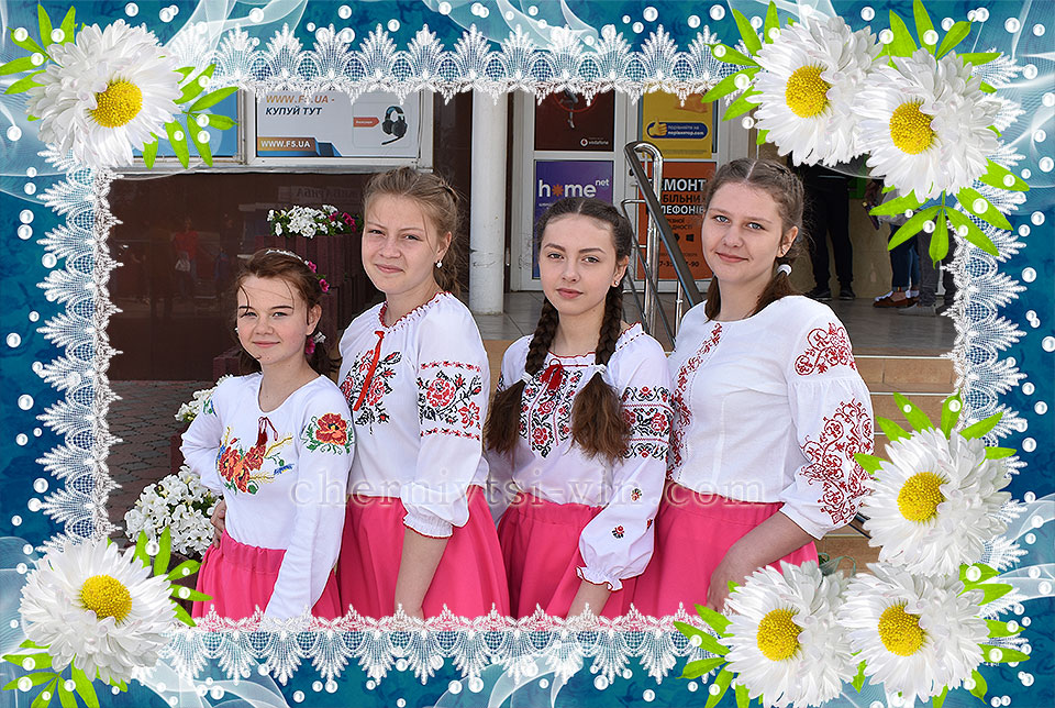 дівчата-україночки, благодійний концерт, Чернівецький район