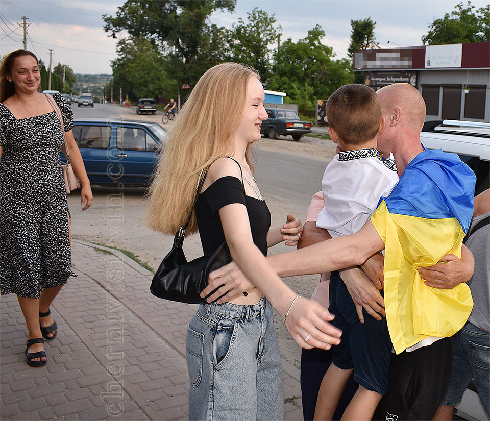 воїн Андрій Кондратюк повернувся з полону, с.Сокіл